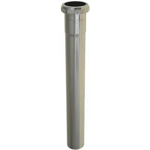 Premier 1-1/2 In X 12 In Brass Extension Tube With Slip Joint, Chrome, 22-Gauge