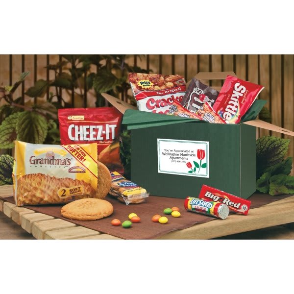 Personalized Snack Pack, Hunter Green Design