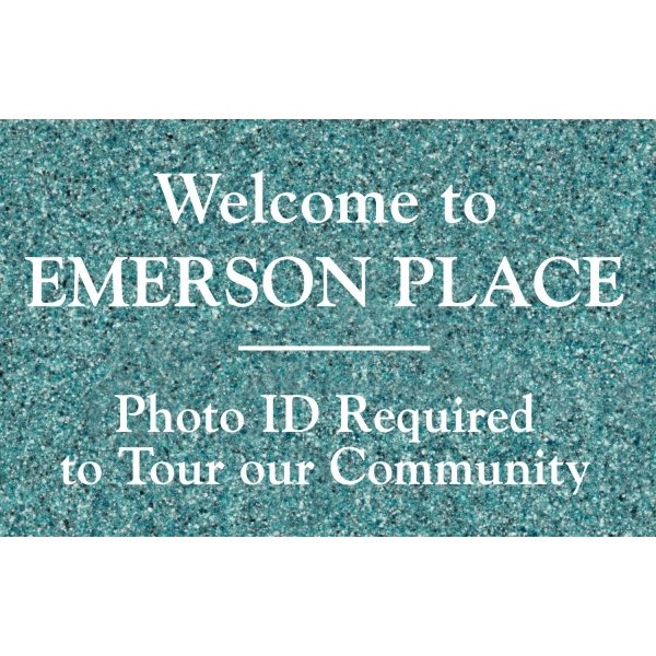 Custom Back-Engraved Interior Sign, Double-Sided, 8 X 5