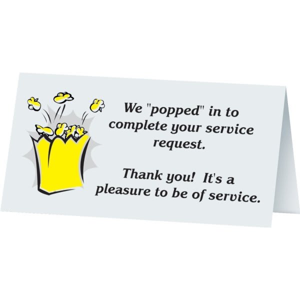 Service Request Popcorn With Card Package Of 36