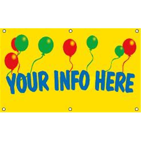 Semi-Custom Banner, 5' X 3'