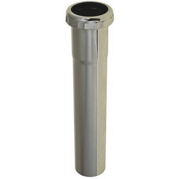 Premier 1-1/2 In X 8 In Brass Extension Tube With Slip Joint, Chrome, 22-Gauge