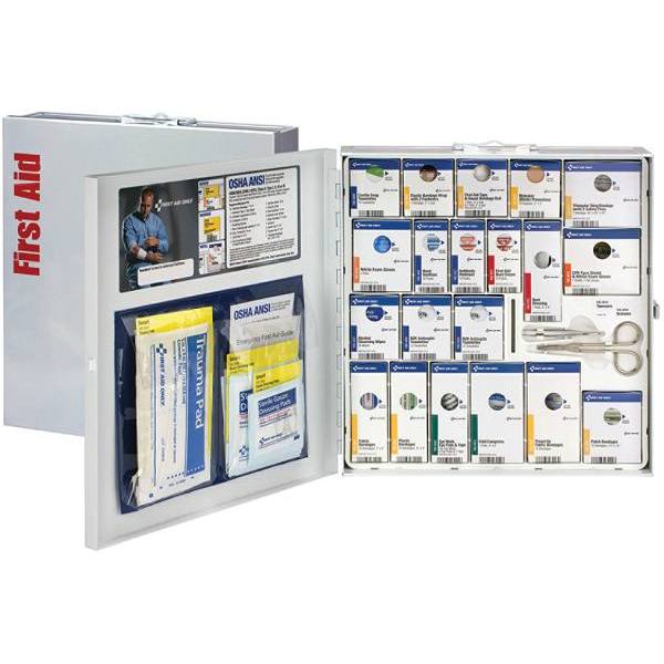 First Aid Only 50-Person Large Metal Smartcompliance Cabinet, Ansi Compliant