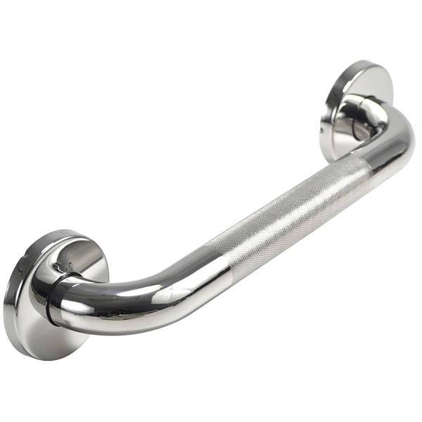 Wingits Premium 18 In. X 1.25 In. Diamond Knurled Grab Bar, Stainless Steel