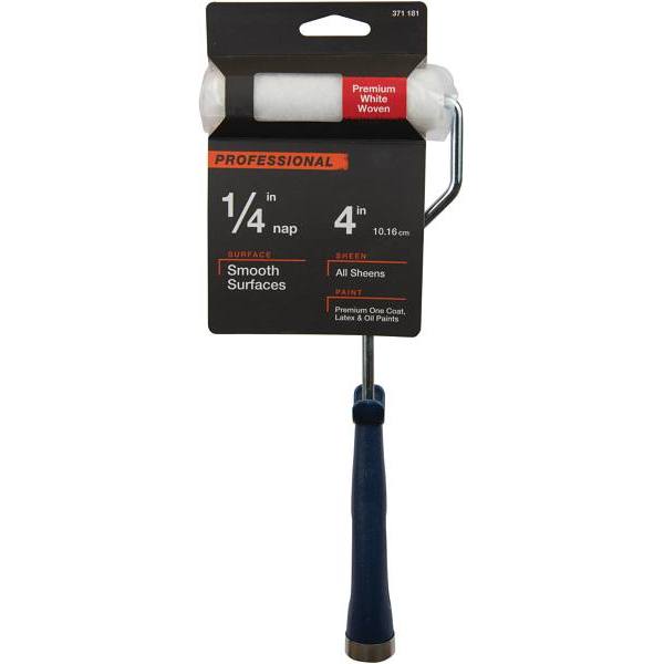 ProDec Advance 2 pak 4 inch Flock Mini Verfrollers voor een ultra-gladde afwerking met glanzende en satijnen verven op plinten, vensterbanken, paneeldeuren, kasten en metaal, 4