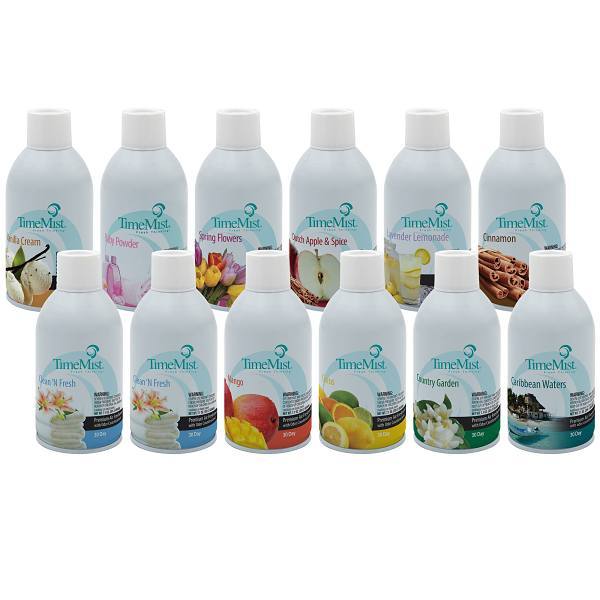 Timemist Assorted Scents Metered  Refills (12-Carton)