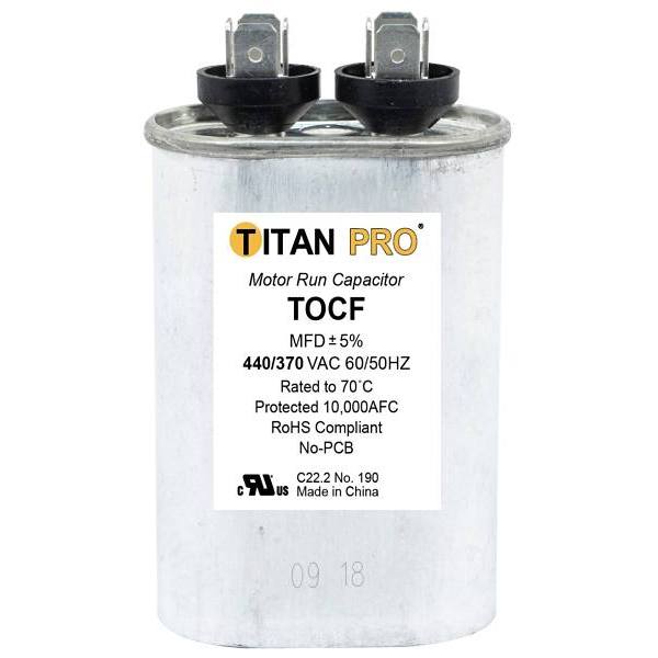 Packard Titan Oval Run Cap 10 Mfd