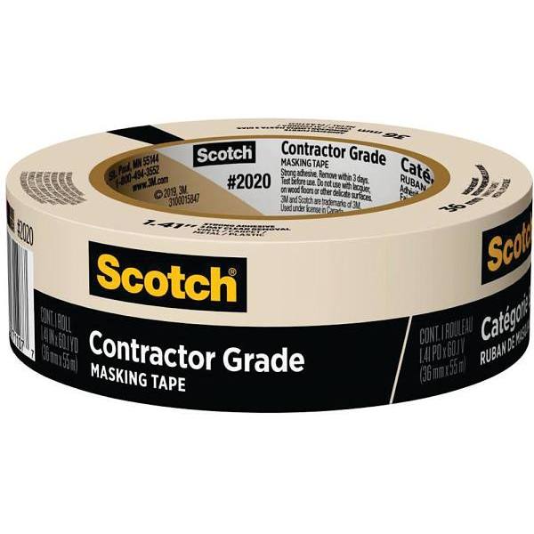 3M Scotchblue 1.41 In. X 60 Yds. MultiSurface Painter's Tape, Package