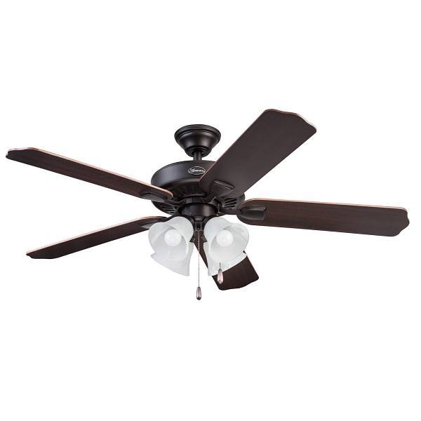 Seasons® Four Light Alabaster Style Glass Light Kit