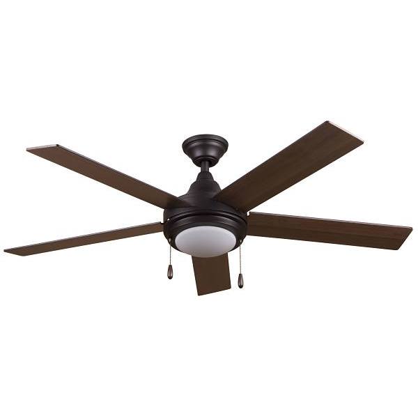 Seasons® 52 In. 5-Blade LED Ceiling Fan W/ Light (Oil-Rubbed Bronze)