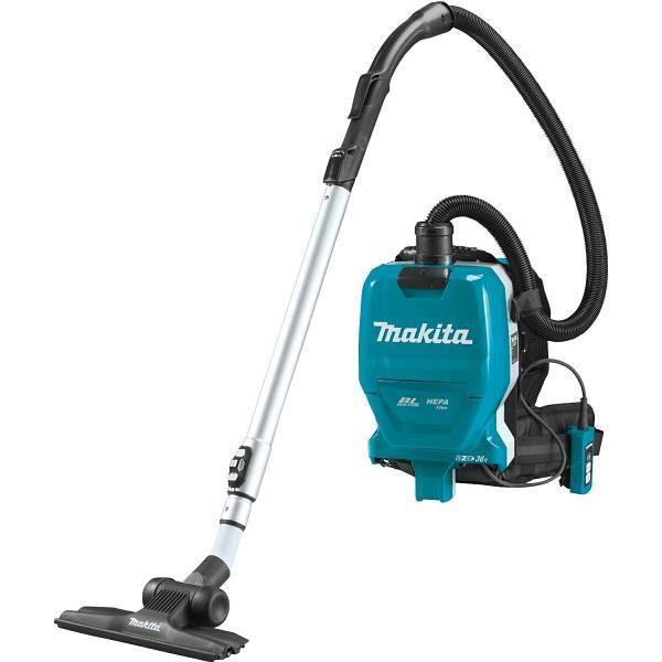 Makita 18v X2 Lxt Brushless Cordless 1/2 Gal Hepa Backpack Vacuum Cleaner