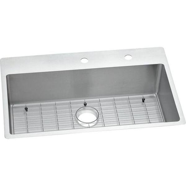 Elkay Kingsford DropIn Stainless Steel 33 In. Double Basin Kitchen