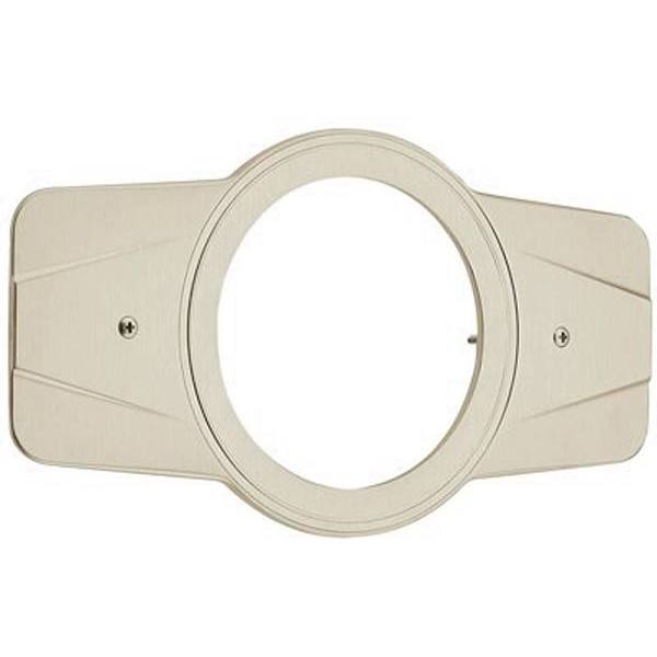Cleveland Faucet Group Moen 5.5 In Dia Metal Cover Plate, Brushed Nickel
