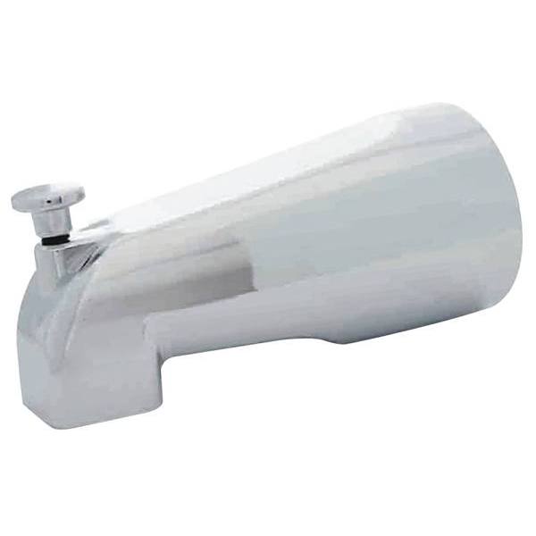 Proplus Bathtub Spout With Top Diverter And Adjustable Slide Connector