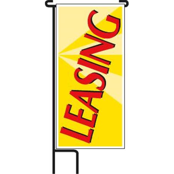 Spotlight Leasing Lawn Banner Kit, 15 X 32