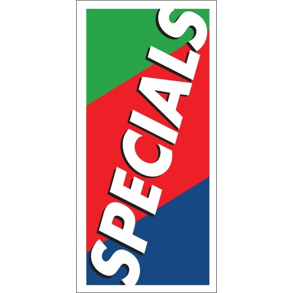 3 Band Specials Lawn Banner, 15 X 32
