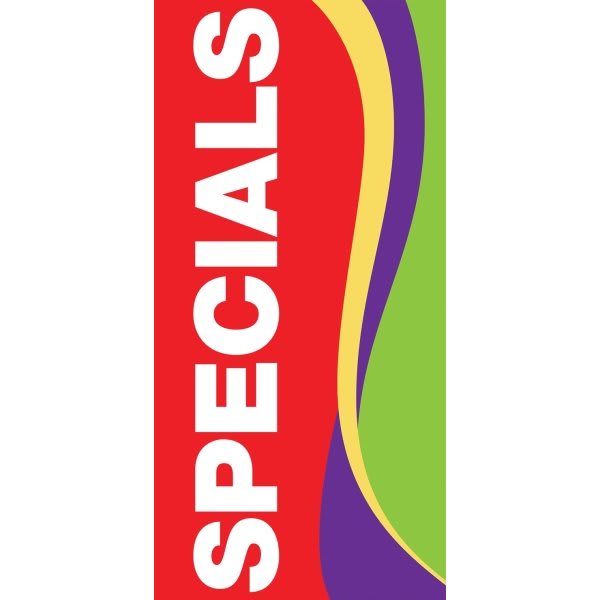 Specials Lawn Banner Kit, Swirl, 15 X 32