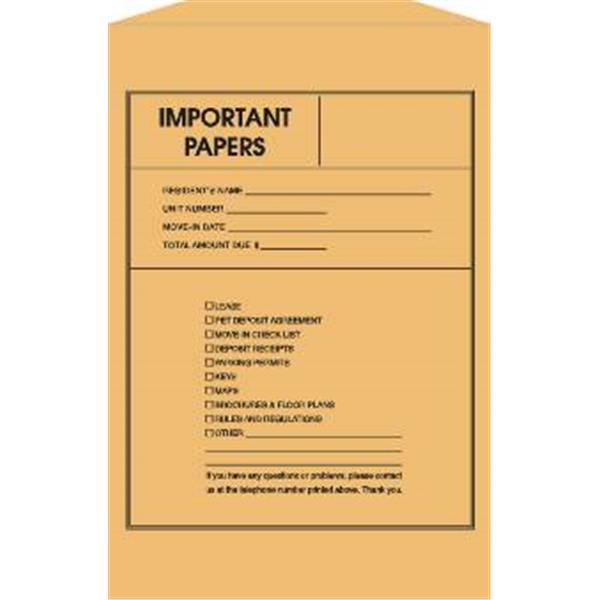 Rent Payment Envelopes (500Pack) HD Supply