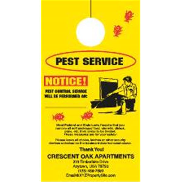 Maintenance Door Tags, Advance Notice, 4-1/4 x 7-3/4 ...