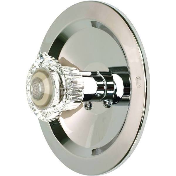 Brasscraft 2Handle Valve Trim Kit For Mixet In Chrome With Clear