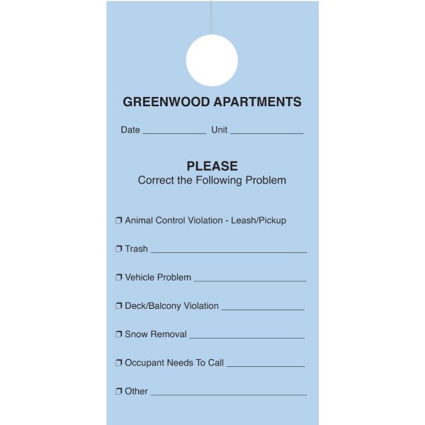 Custom Door Hanger Cards & Boxes HD Supply