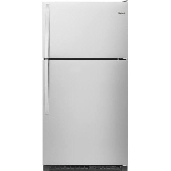 Whirlpool 20 cu. ft. 33 In. W Top Freezer Refrigerator, Stainless Steel, ADA
