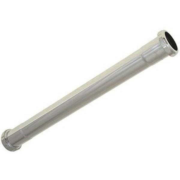 Premier 1-1/2 In X 16 In Brass Extension Tube, Chrome, 22-Gauge