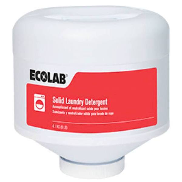 Ecolab Solid Laundry Detergent - 4-9 Lb 