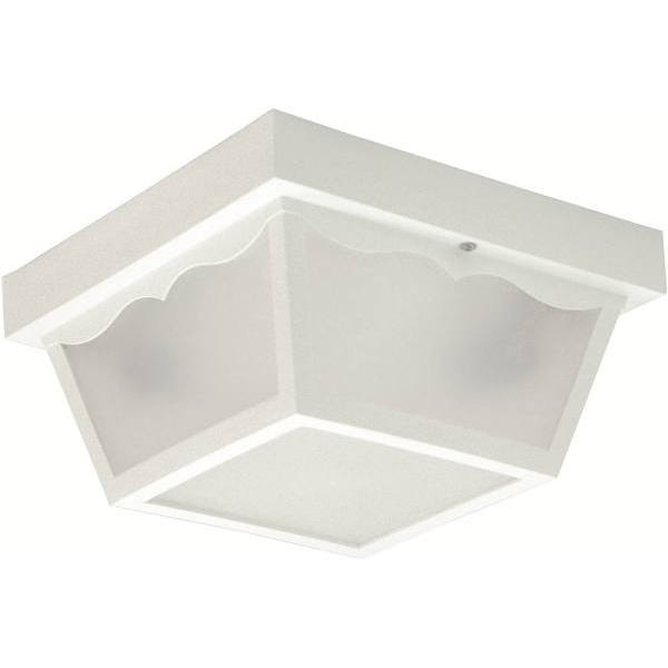 Design House 1Light Black Indoor/outdoor Jelly Jar Flush Mount Ceiling