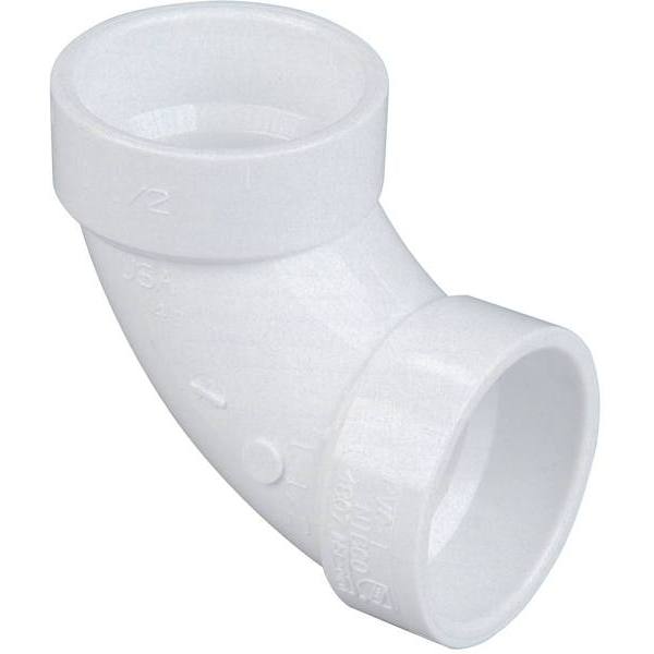 Nibco 3" Pvc Dwv 90-Degree Hub X Hub Elbow