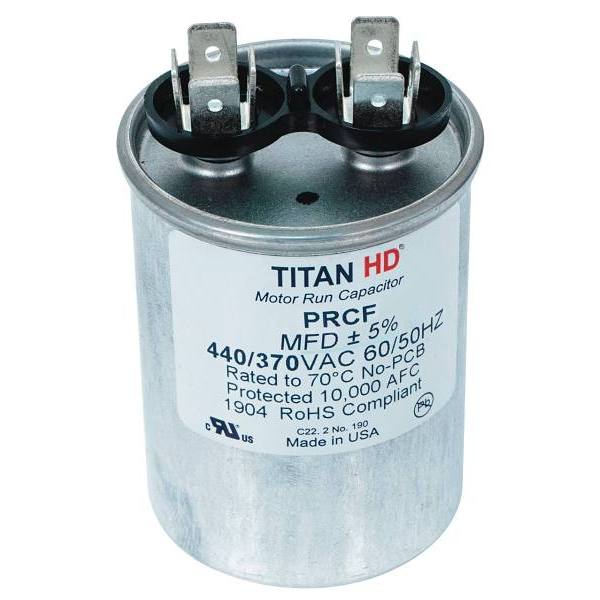 Titan 12.5 Mfd 440/370-Volt Round Run Capacitor