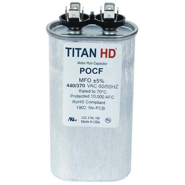 Titan Hd 30 Mfd 440/370-Volt Oval Run Capacitor