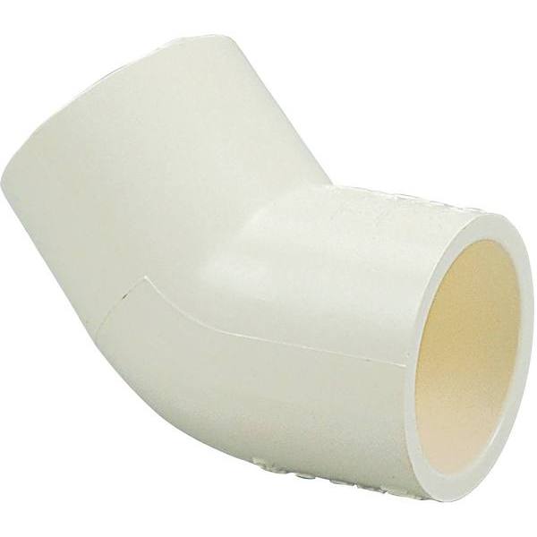 Nibco 2" Pvc Dwv 45Degree Spigot X Hub Street Elbow Fitting HD Supply