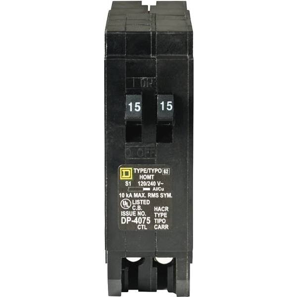Square D Homeline 220 Amp SinglePole Tandem Circuit Breaker HD Supply