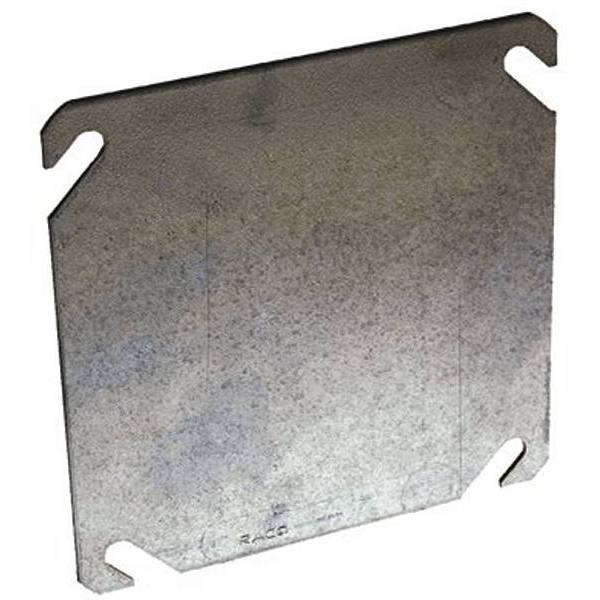 Raco 4" Square Flat Blank Cover