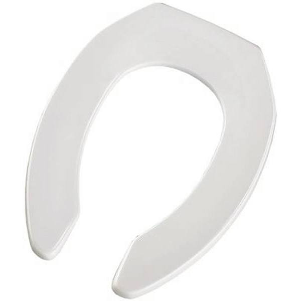 Bemis® StaTite® Elongated Open Front Plastic Toilet Seat W/ Side Arms