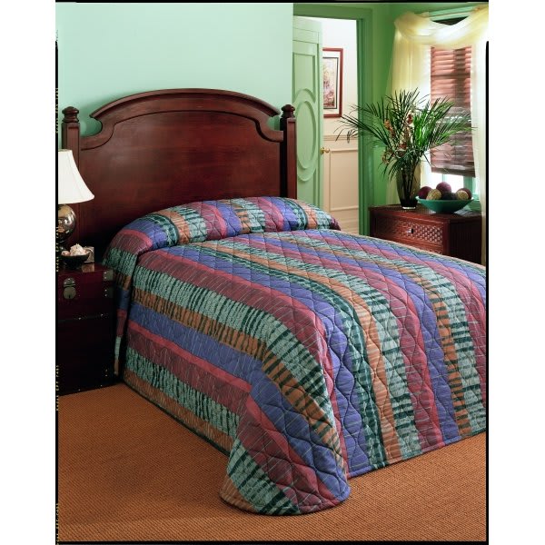 Martex Bedspread Twin 71x102 Cap Fitted Style Navy HD Supply