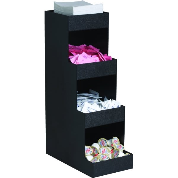 Cal-Mil Condiment Box Black Plastic