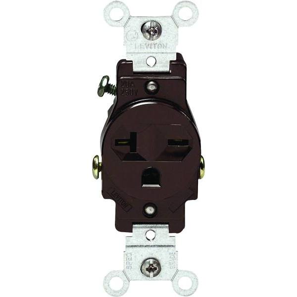 Maintenance Warehouse® 20 Amp Side Wired Commercial Grade Outlet (10