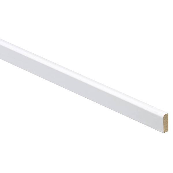 Mill'S Pride Richmond Scribe Molding, Verona White, 0.75"X96"X0.25"