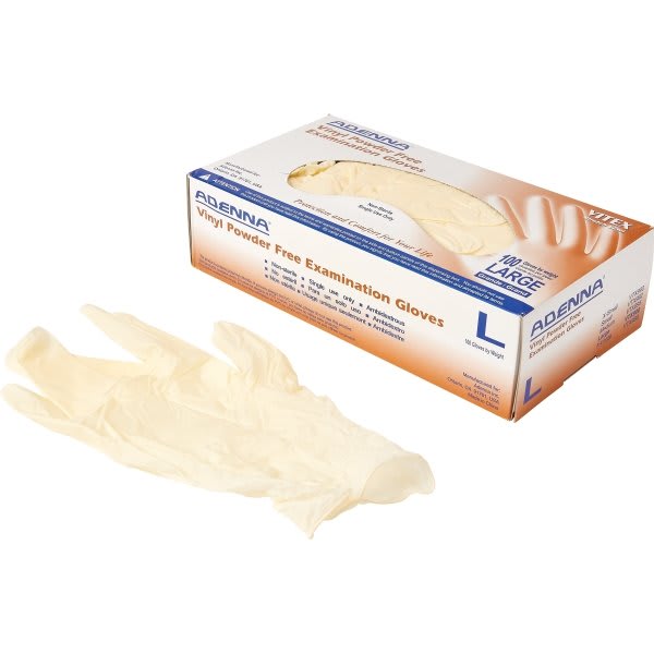 Adenna Vtx 4 Mil Vinyl Powder Free Exam Gloves, X-Large Box Of 90