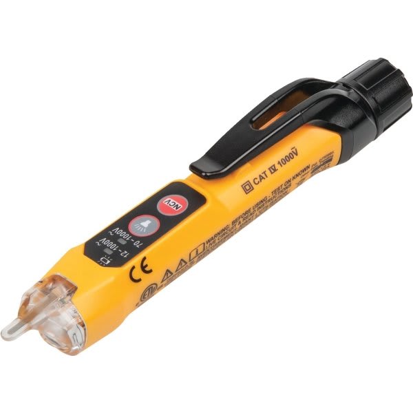 Klein Tools Digital Ac/dc Voltage/continuity Tester (Orange) HD Supply