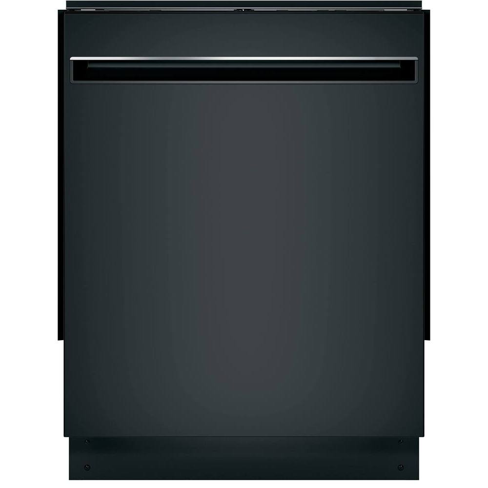 GE ENERGY STAR 24 In. Top Control SmartHQ Dishwasher With Stainless Steel Interior, Sanitize Cycle, Black, ADA
