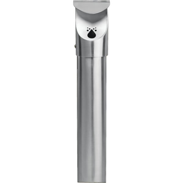 Commercial Zone Products Leafview Wall-Mount Cigarette Receptacle (Stainless Steel)