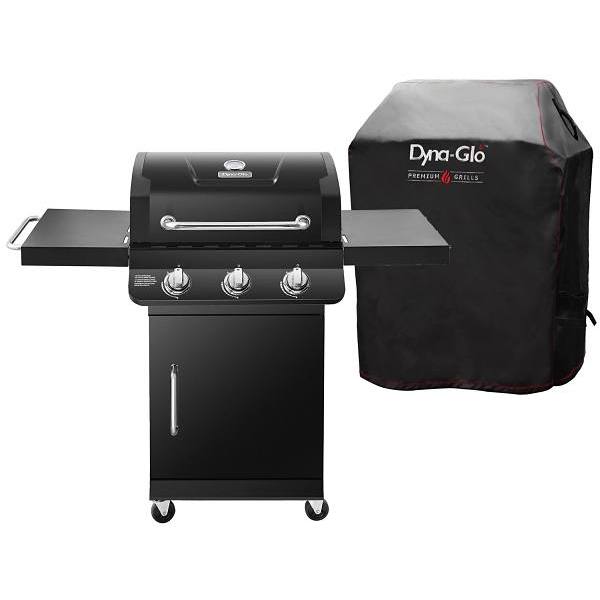 DynaGlo Premier 2Burner Propane Gas Grill Ss BuiltIn Thermometer
