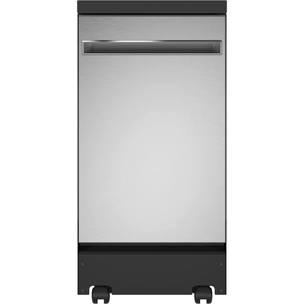 GE ENERGY STAR 18 In. Top Control SmartHQ Dishwasher With Stainless Steel Interior, Sanitize Cycle, Stainless Steel