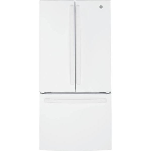 GE ENERGY STAR 18.6 cu. ft. French Door Refrigerator With Ice Maker, White