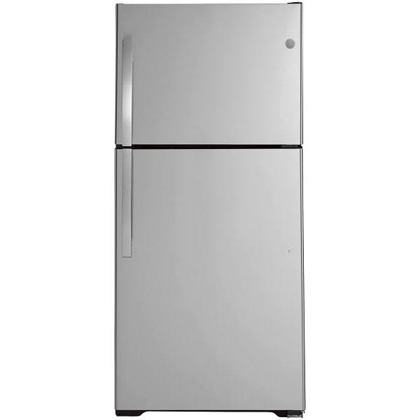 GE 21.9 cu. ft. 33in. Top Freezer Refrigerator, Stainless Steel