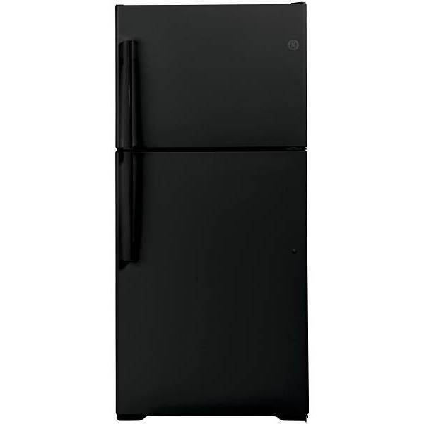 GE ENERGY STAR 19.2 cu. ft. 30in. Top Freezer Refrigerator, Black, ADA