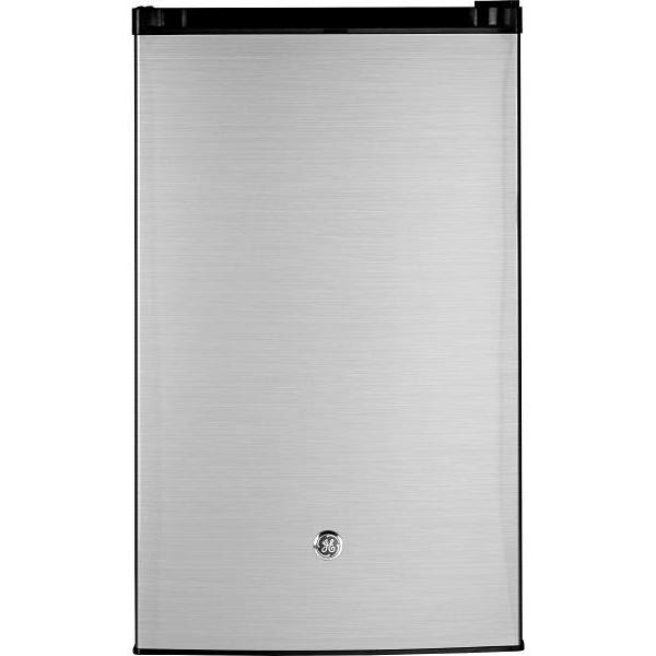 GE ENERGY STAR 4.4 cu. ft. COMPACT Refrigerator, Stainless Steel, ADA